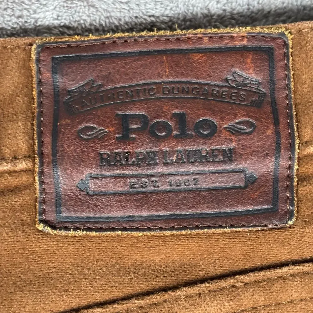 Polo Ralph Lauren Authentic Dungarees Brown 5 Pocket Twill Pants Men’s 32x30